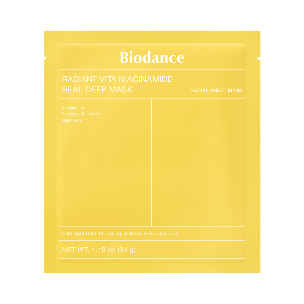 Radiant Vita Niacinamide Real Deep Mask 34g x 4 packs