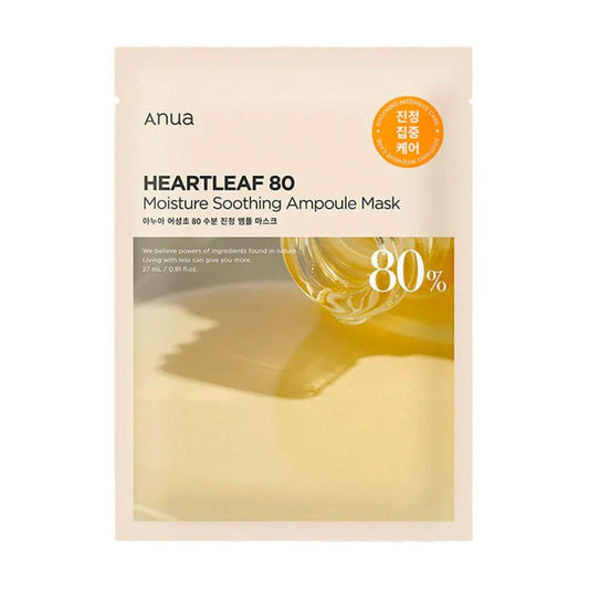 Heartleaf 80 Moisture Soothing Ampoule Mask 27ml